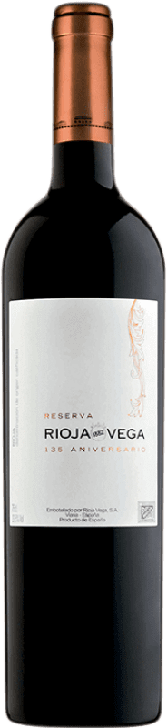 Kostenloser Versand | Rotwein Rioja Vega 135 Aniversario Reserve D.O.Ca. Rioja La Rioja Spanien Tempranillo, Graciano, Mazuelo 75 cl