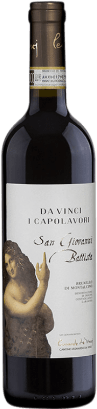 74,95 € Spedizione Gratuita | Vino rosso Leonardo da Vinci I Capolavori San Giovanni Battista D.O.C.G. Brunello di Montalcino