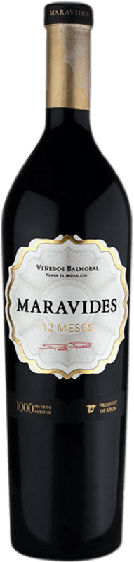 16,95 € | 红酒 Balmoral Maravides 12 Meses I.G.P. Vino de la Tierra de Castilla 卡斯蒂利亚 - 拉曼恰 西班牙 Tempranillo, Merlot, Syrah, Cabernet Sauvignon 75 cl