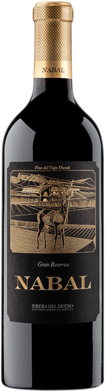 Free Shipping | Red wine Nabal Grand Reserve D.O. Ribera del Duero Castilla y León Spain Tempranillo, Merlot, Albillo 75 cl