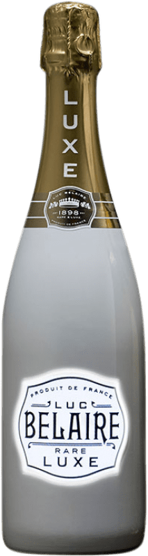 Free Shipping | White sparkling Luc Belaire Rare Fantôme Luxe France Chardonnay 75 cl
