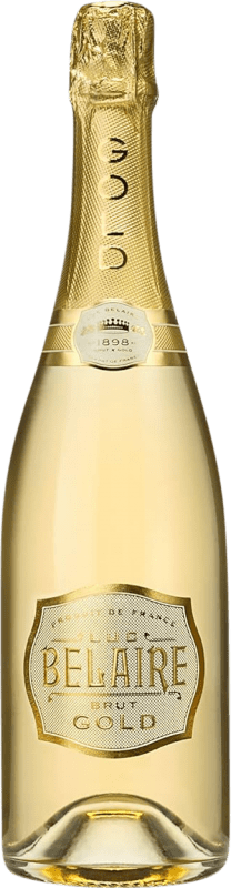 Free Shipping | White sparkling Luc Belaire Fantôme Gold Brut A.O.C. Bourgogne Burgundy France Pinot Black, Chardonnay 75 cl