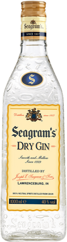 29,95 € | Ginebra Gin Seagram's Dry Gin Estados Unidos 1 L
