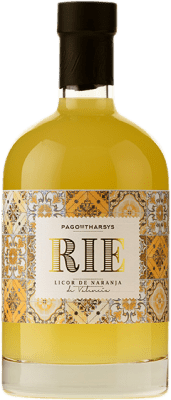 Free Shipping | Spirits Pago de Tharsys Ríe Licor de Naranja Valenciana Ecológica Valencian Community Spain Organic Medium Bottle 50 cl