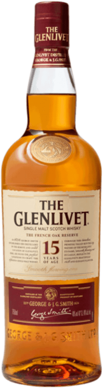 108,95 € Envoi gratuit | Single Malt Whisky Glenlivet 15 Ans