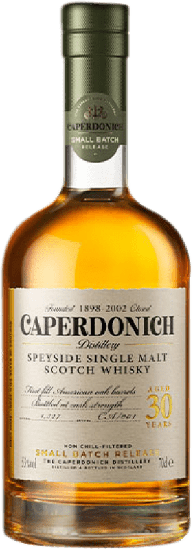 Envio grátis | Whisky Single Malt Caperdonich Unpeated Escócia Reino Unido 30 Anos 70 cl