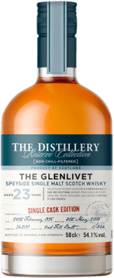 ウイスキーシングルモルト Glenlivet Single Cask Edition Butt 23 年 ボトル Medium 50 cl