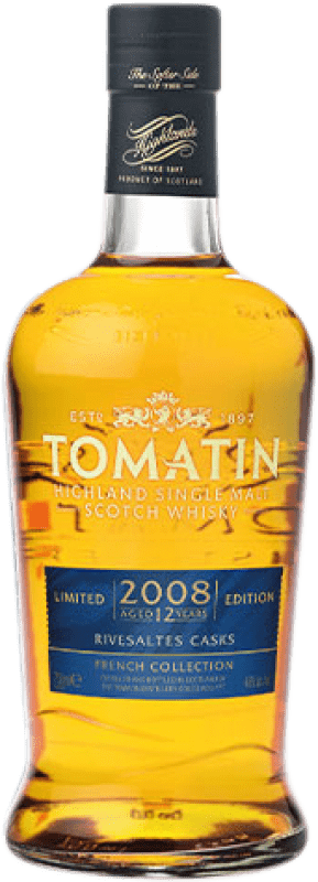 91,95 € | 威士忌单一麦芽威士忌 Tomatin Rivesaltes Edition 苏格兰 英国 70 cl