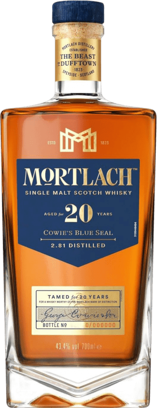 Kostenloser Versand | Whiskey Single Malt Mortlach Schottland Großbritannien 20 Jahre 70 cl