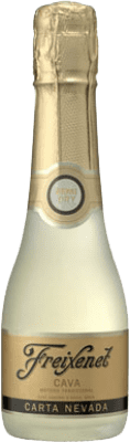 Free Shipping | 3 units box White Sparkling Wine Freixenet Carta Nevada D.O. Cava Spain Macabeo, Xarel·lo, Parellada Small Bottle 20 cl