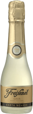 3,95 € | Boîte de 3 unités Blanc mousseux Freixenet Carta Nevada D.O. Cava Espagne Macabeo, Xarel·lo, Parellada Petite Bouteille 20 cl