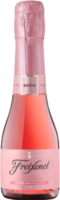 Envio grátis | Caixa de 3 unidades Espumante rosé Freixenet Rosé D.O. Cava Espanha Grenache, Trepat Garrafa Pequena 20 cl