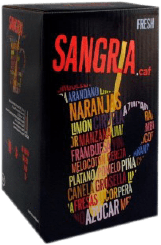 45,95 € Envoi gratuit | Vin Mousseux Rouge WineInTube Sangría Bag in Box 10 L