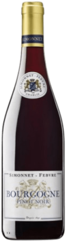 Бесплатная доставка | Красное игристое Simonnet-Febvre A.O.C. Bourgogne Франция Pinot Black 75 cl