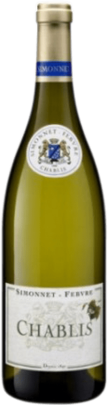 37,95 € Envío gratis | Vino blanco Simonnet-Febvre Bio A.O.C. Chablis Ecológico