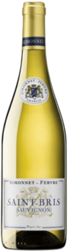 Бесплатная доставка | Белое вино Simonnet-Febvre Saint-Bris A.O.C. Bourgogne Франция Sauvignon White 75 cl