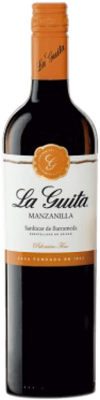 Kostenloser Versand | Verstärkter Wein Hijos de Rainera Pérez Marín La Guita D.O. Manzanilla-Sanlúcar de Barrameda Spanien Palomino Fino Halbe Flasche 37 cl