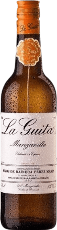 Envoi gratuit | Vin Fortifié Hijos de Rainera Pérez Marín La Guita D.O. Manzanilla-Sanlúcar de Barrameda Espagne Palomino Fino Demi-Bouteille 37 cl