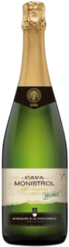 Spedizione Gratuita | Spumante bianco Marqués de Monistrol Orgànic Brut Nature D.O. Cava Spagna Macabeo, Xarel·lo, Parellada 75 cl