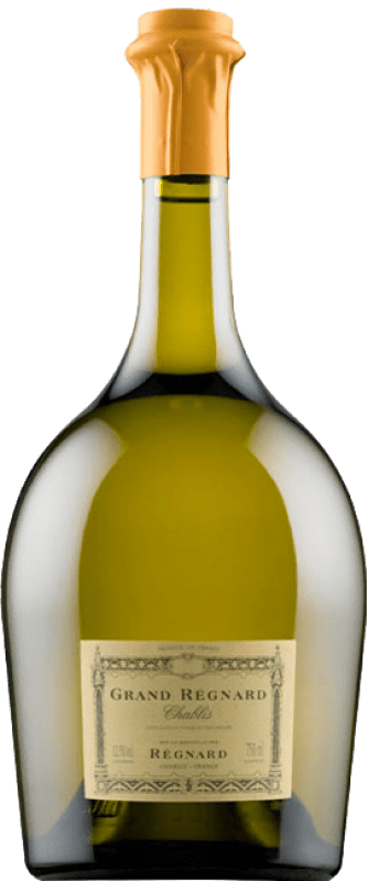 39,95 € Envio grátis | Vinho branco Régnard Grand Régnard A.O.C. Chablis Meia Garrafa 37 cl