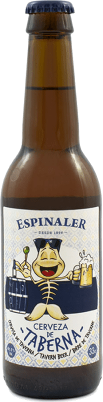 21,95 € Kostenloser Versand | 6 Einheiten Box Bier Espinaler Artesana de Taberna Drittel-Liter-Flasche 33 cl
