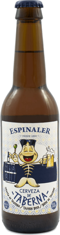 9,95 € Бесплатная доставка | Коробка из 6 единиц Пиво Espinaler Artesana de Taberna Бутылка на треть 33 cl