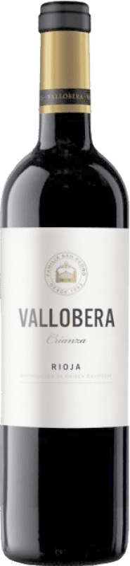 116,95 € | Красное вино Vallobera старения D.O.Ca. Rioja Ла-Риоха Испания Tempranillo Специальная бутылка 5 L