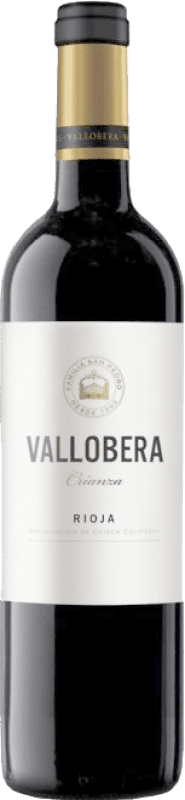 Free Shipping | Red wine Vallobera Aged D.O.Ca. Rioja The Rioja Spain Tempranillo Special Bottle 5 L