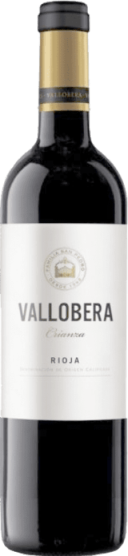 75,95 € Spedizione Gratuita | Vino Rosso Vallobera Crianza — Invecchiato in Botte D.O.Ca. Rioja Bottiglia Speciale 5 L