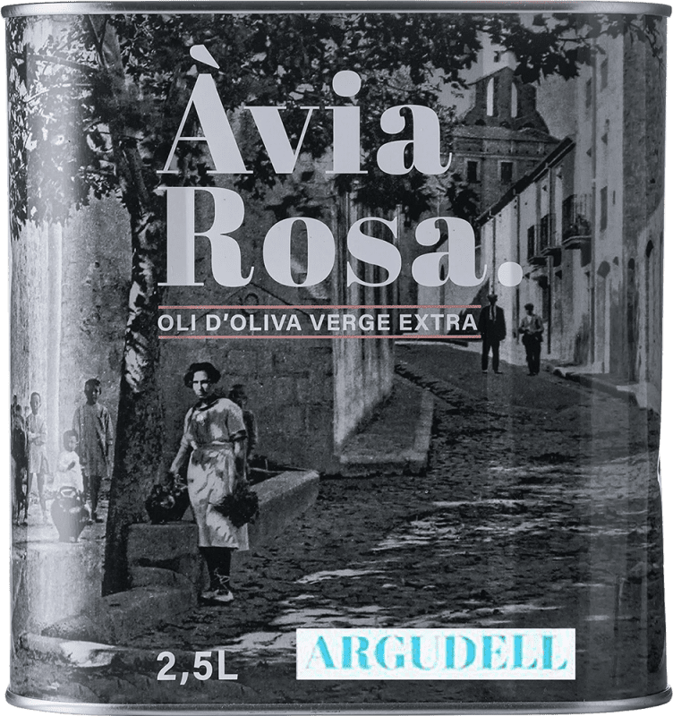 35,95 € Envio grátis | Azeite de Oliva Oli Avia. Rosa Lata Especial 2,5 L