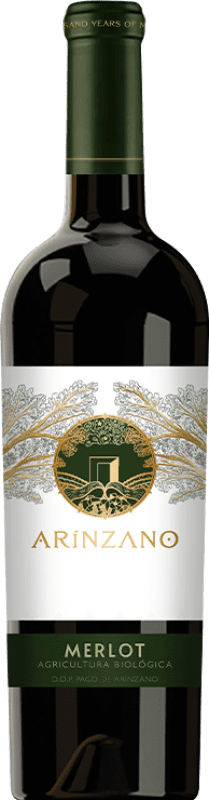 37,95 € | Red wine Arínzano Ecológico Aged D.O.P. Vino de Pago de Arínzano Navarre Spain Merlot 75 cl