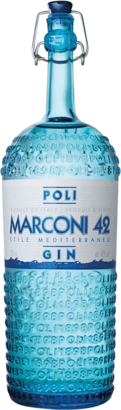 Бесплатная доставка | Джин Marconi Gin Poli 42 Италия 70 cl