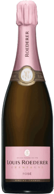 52,95 € | Espumante rosé Louis Roederer Rose Brut Grande Reserva A.O.C. Champagne Champagne França Meia Garrafa 37 cl