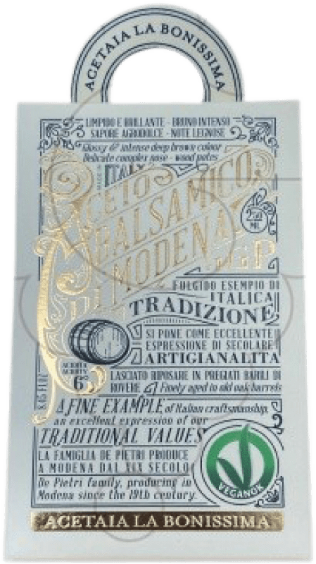 Free Shipping | Vinegar La Bonissima Veganok Balsamic D.O.C. Modena Italy Small Bottle 25 cl Free Shipping | Vinegar La Bonissima Veganok Balsamic D.O.C. Modena Italy Small Bottle 25 cl