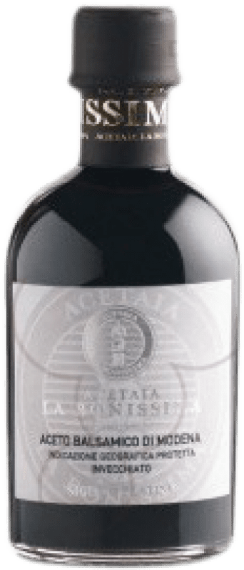 Envio grátis | Vinagre La Bonissima Sigillo Platino — Edição Platina, Balsâmico D.O.C. Modena Itália Garrafinha 25 cl