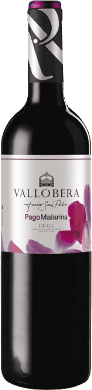 Бесплатная доставка | Красное вино Vallobera Pago Malarina Дуб D.O.Ca. Rioja Ла-Риоха Испания 75 cl