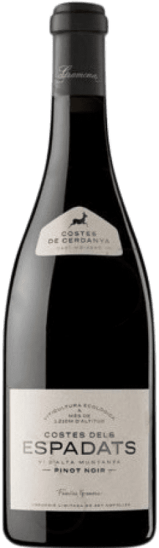 Free Shipping | Red Wine Gramona Costes dels Espadats Young Catalonia Spain Pinot Noir 75 cl