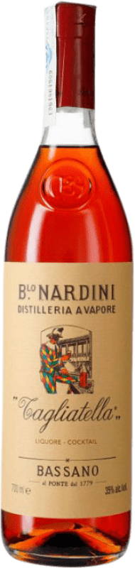 Envio grátis | Aguardente Grappa Bortolo Nardini Tagliatella Itália 70 cl