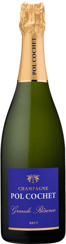 Envoi gratuit | Blanc mousseux Pol Cochet Brut Grande Réserve A.O.C. Champagne Champagne France Chardonnay 75 cl