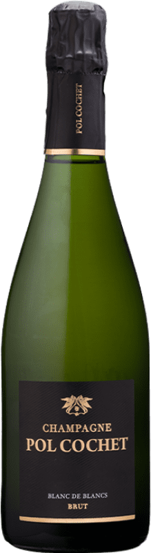 Free Shipping | White Sparkling Wine Pol Cochet Millésimé Blanc de Blancs Brut Grand Reserve A.O.C. Champagne Champagne France Chardonnay 75 cl