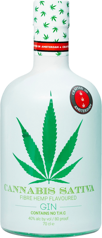 Free Shipping | Genever Gin Cannabis Sativa Netherlands 70 cl
