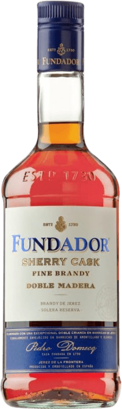 15,95 € | Brandy Conhaque Pedro Domecq Fundador Sherry Cask Doble Madera Andalucía y Extremadura Espanha 70 cl