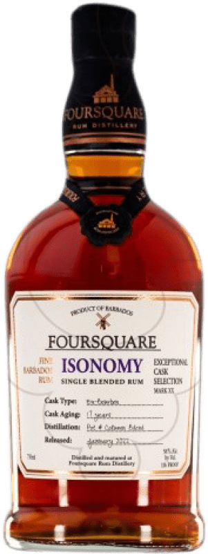 Envoi gratuit | Rhum Foursquare Isonomy Barbade 70 cl