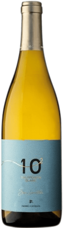 Envío gratis | Vino blanco Ferré i Catasús 10 al Quadrat Joven D.O. Penedès Cataluña España Sauvignon Blanca 75 cl