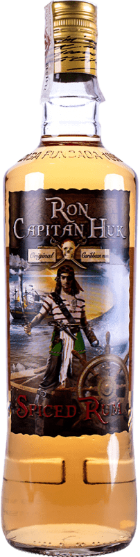 8,95 € Envio grátis | Rum Capitan Huk. Spiced Garrafa Pequena 20 cl