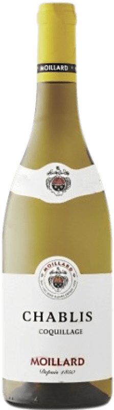 32,95 € 免费送货 | 白葡萄酒 Moillard Grivot Coquillage Crianza — 陈酿 A.O.C. Chablis