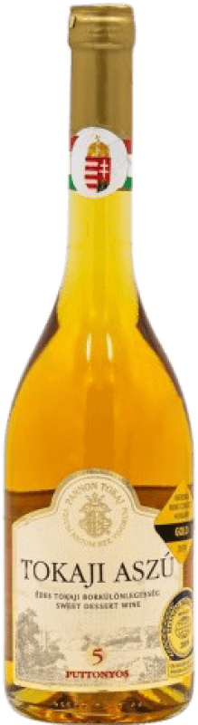 26,95 € Envio grátis | Vinho Doce Pannon Tokaj Tokaji Aszú 5 Puttonyos I.G. Tokaj-Hegyalja Garrafa Medium 50 cl