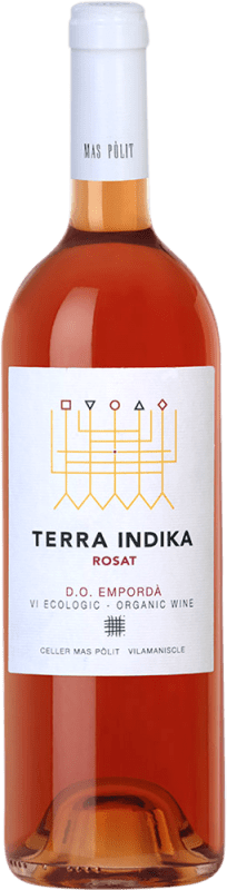 Бесплатная доставка | Розовое вино Mas Pòlit Terra Indika молодое D.O. Empordà Каталония Испания 75 cl