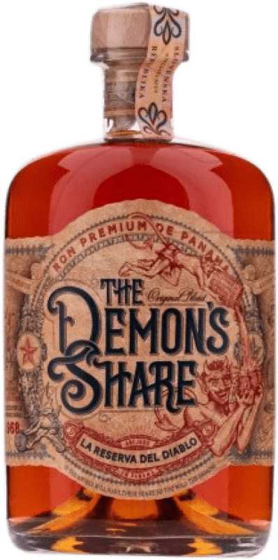 266,95 € Бесплатная доставка | Ром The Demon's Share La Reserva del Diablo 6 Лет Бутылка Иеровоам-Двойной Магнум 3 L