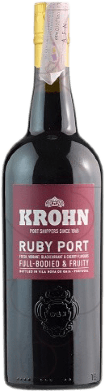 9,95 € | Vino fortificato Krohn Ruby Port I.G. Porto porto Portogallo 75 cl